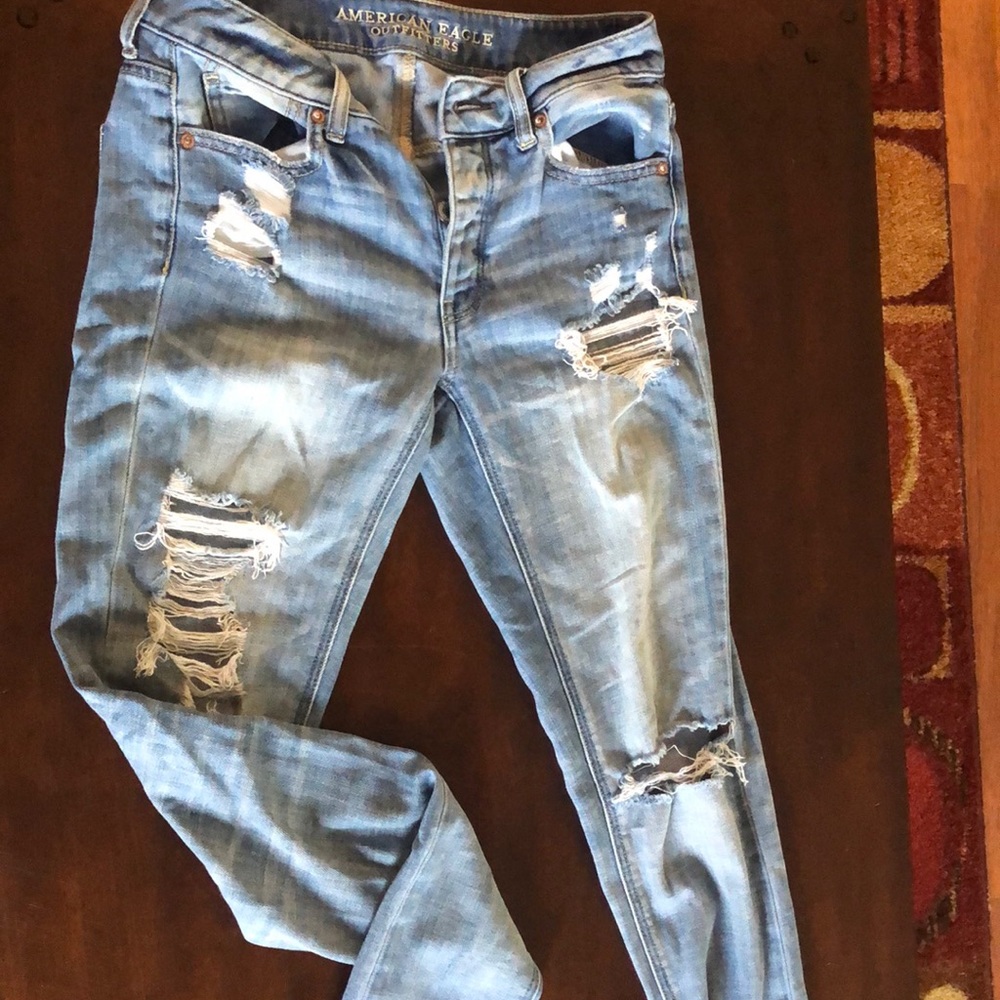 American Eagle tom girl jeans